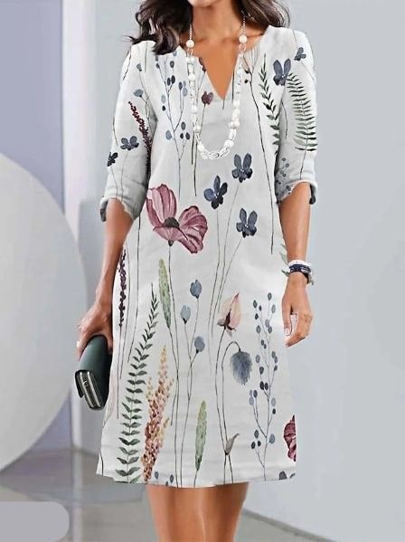 Addison | Floral Layered Dress
