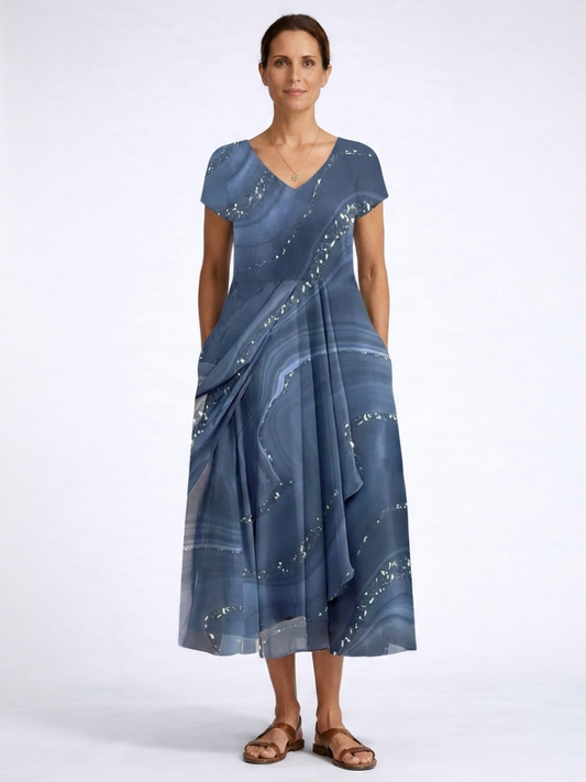 Aubrielle™ | Flowing Midi Dress
