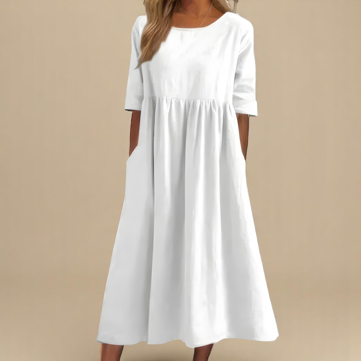 Miranda™ | Classic Mid Sleeve Dress