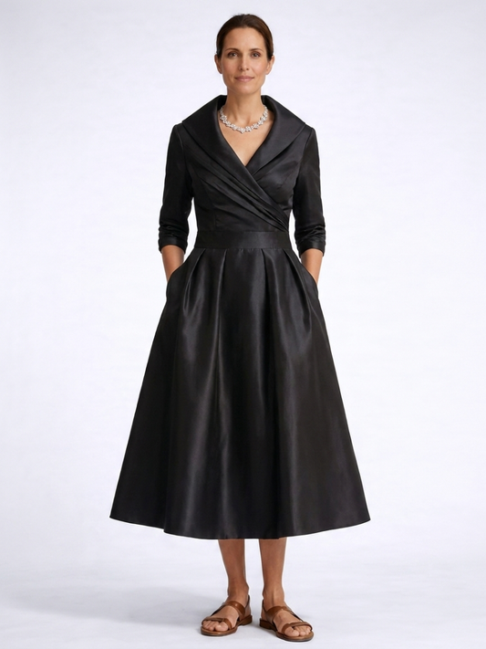 Yan | Elegant Midi Dress