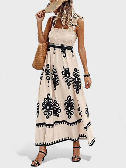 Liora | Maxi Dress with Smocked Bodice