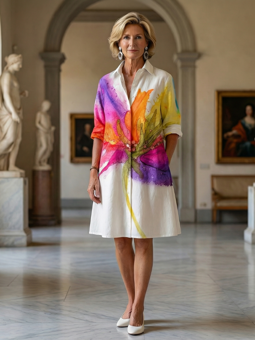 Ulyssa™ | Painted Garden Dress