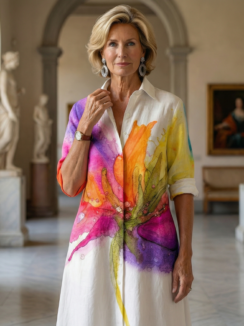 Ulyssa™ | Painted Garden Dress