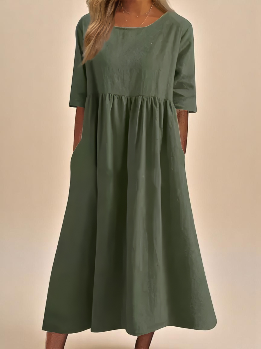 Miranda™ | Classic Mid Sleeve Dress