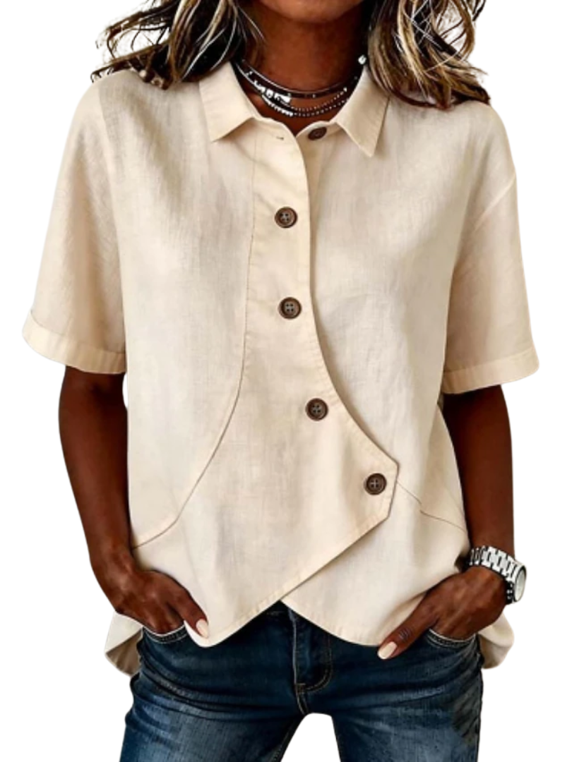 Garnie™ | Relaxed Short Sleeve Women’s Shirt