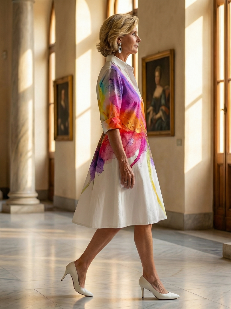 Ulyssa™ | Painted Garden Dress