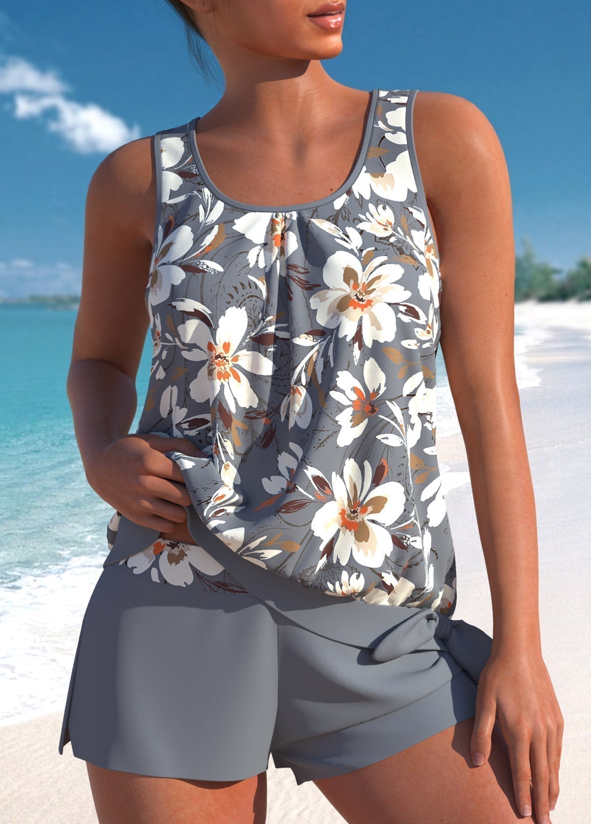 Helena™ | Stylish Floral Tankini Set Women