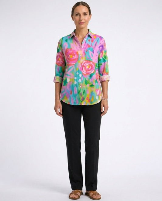 Sadie | Colorful Pattern Blouse