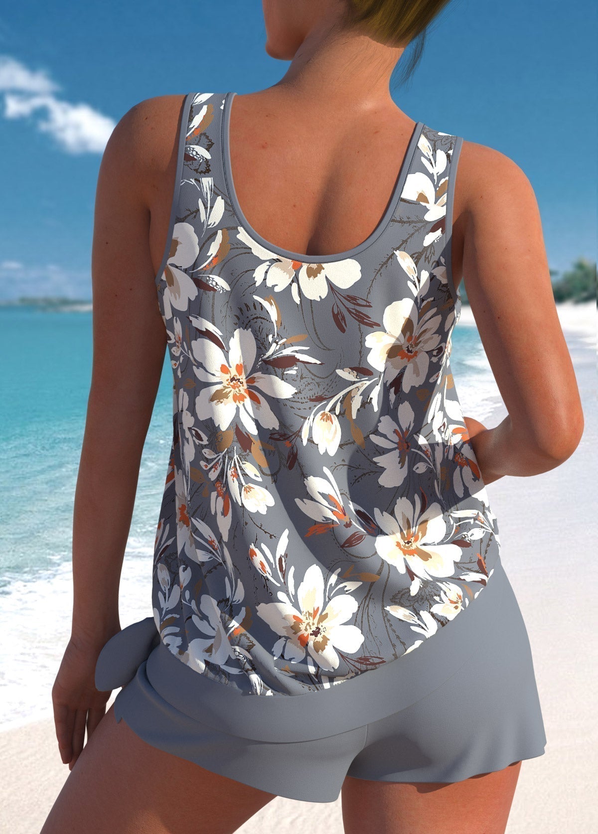 Helena™ | Stylish Floral Tankini Set Women