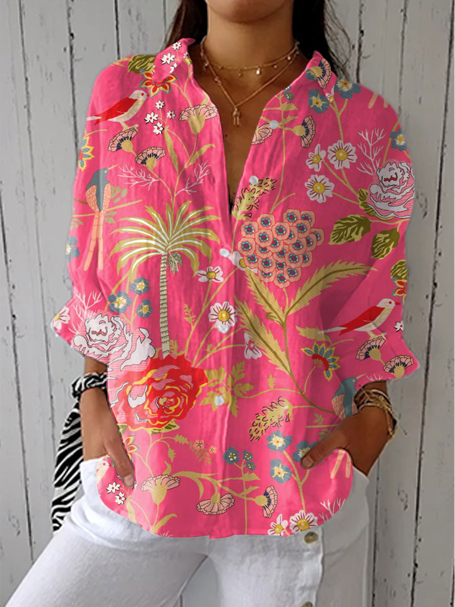 Brivelle™ | Tropical Blossom Blouse