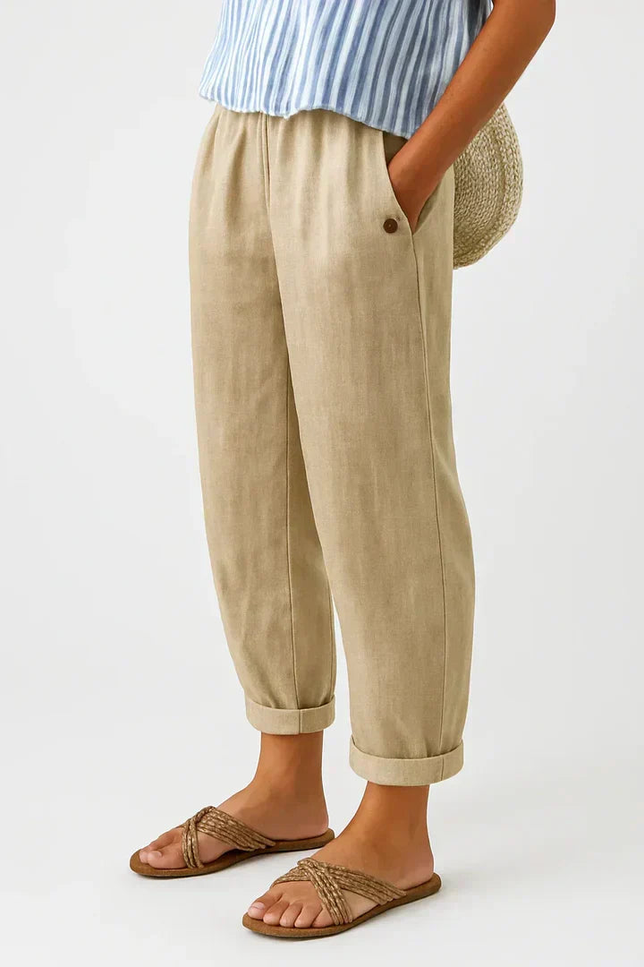 Romina™ - Timeless Linen-look Trousers