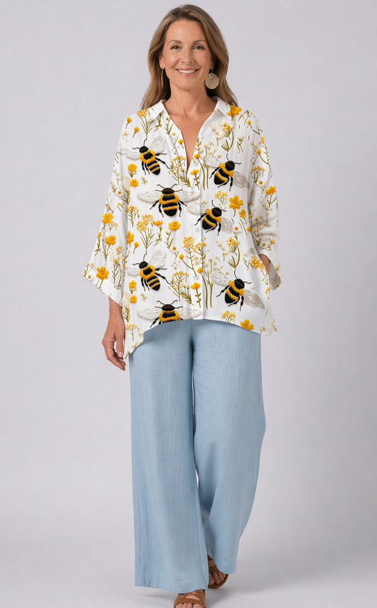 Oryndra™ | Golden Bee Blouse