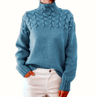 Elena | Warm Knitted Turtleneck