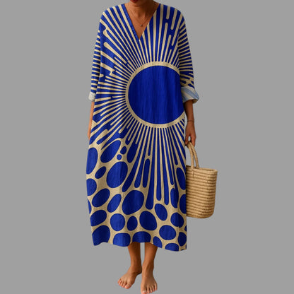 ZOE | ELEGANT GEOMETRIC DRESS