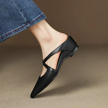 Aluna™ | Genuine Leather Mules
