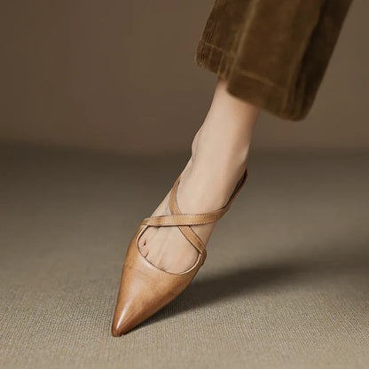 Aluna™ | Genuine Leather Mules