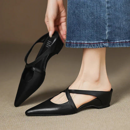 Aluna™ | Genuine Leather Mules