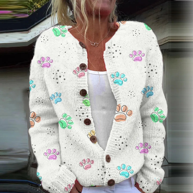 White with dog paws / 5XL