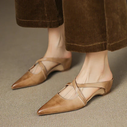 Aluna™ | Genuine Leather Mules