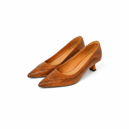 Amara Leather Heels