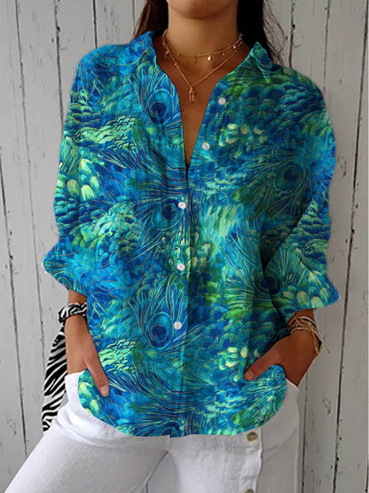 Tavelisse™ | Peacock Grace Blouse