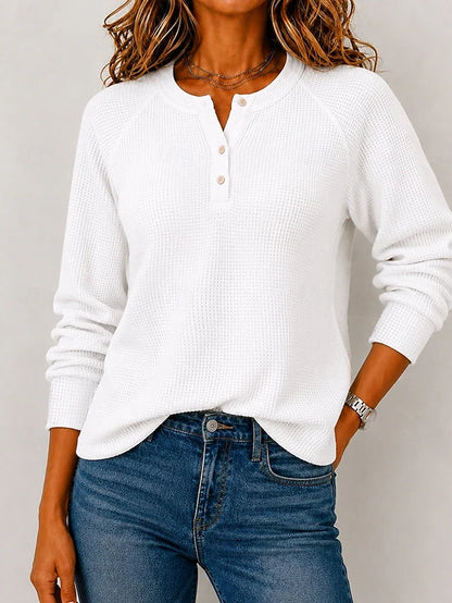 Whitney™ | Women's Waffle Knit Blouse