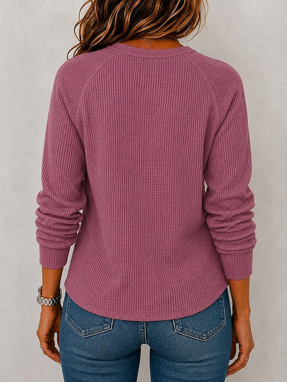 Whitney™ | Women's Waffle Knit Blouse