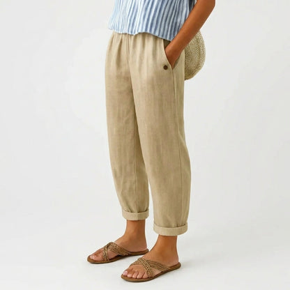 Romina™ - Timeless Linen-look Trousers