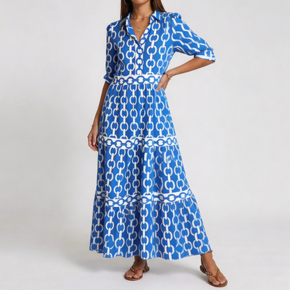 ALYANA™ - Chain Link Midi Dress