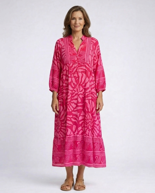 Mckinley™ | Maxi Dress With Elegant Print