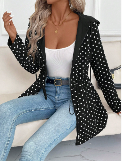 Black Polka / 2XL