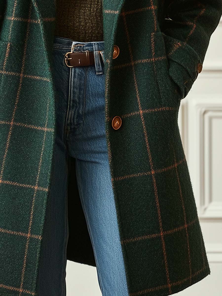 Sofia™ | Classic Plaid Coat