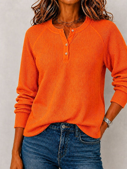 Whitney™ | Women's Waffle Knit Blouse
