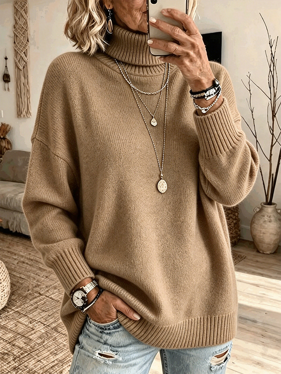 Serena™ | Timeless Cozy Turtleneck Winter Sweater